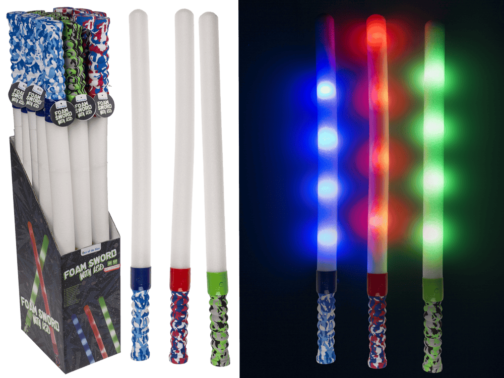 Foam Sword with LED, 66,5 cm,