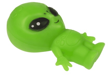 Stretchy Alien, Glow in the Dark, 8 x 12 x 6 cm,