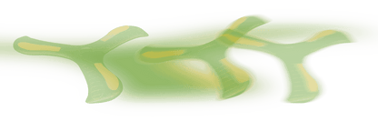 Boomerang, 8-12m range, 3 colors ass.