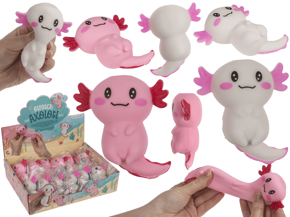 Stretch-Axolotl with quartz sand filling,