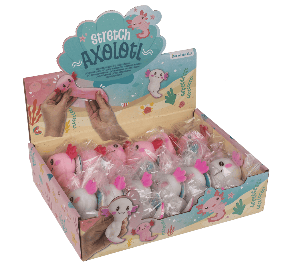 Stretch-Axolotl with quartz sand filling,