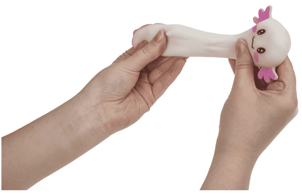 Stretch-Axolotl with quartz sand filling,