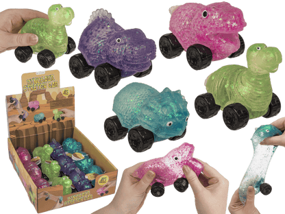 Stretch car, Dinosaur, 11 x 7 cm,