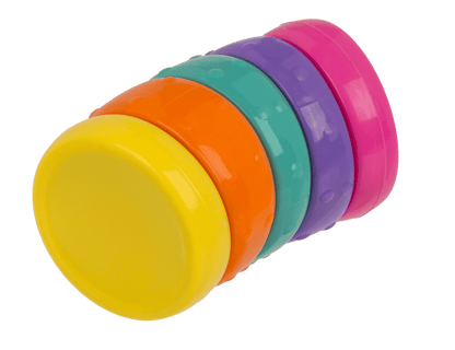 Torsion Circle, Rainbow, 3,5 x 7 cm,