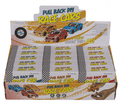 Pullback DIY Race Cars construction set,