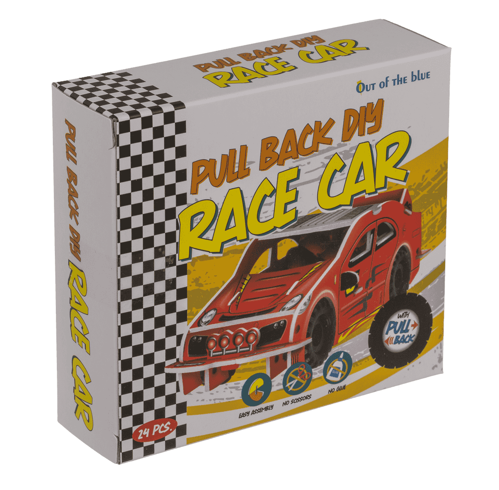 Pullback DIY Race Cars construction set,