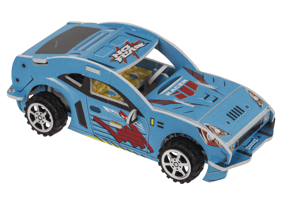 Pullback DIY Race Cars construction set,