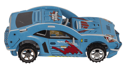 Pullback DIY Race Cars construction set,