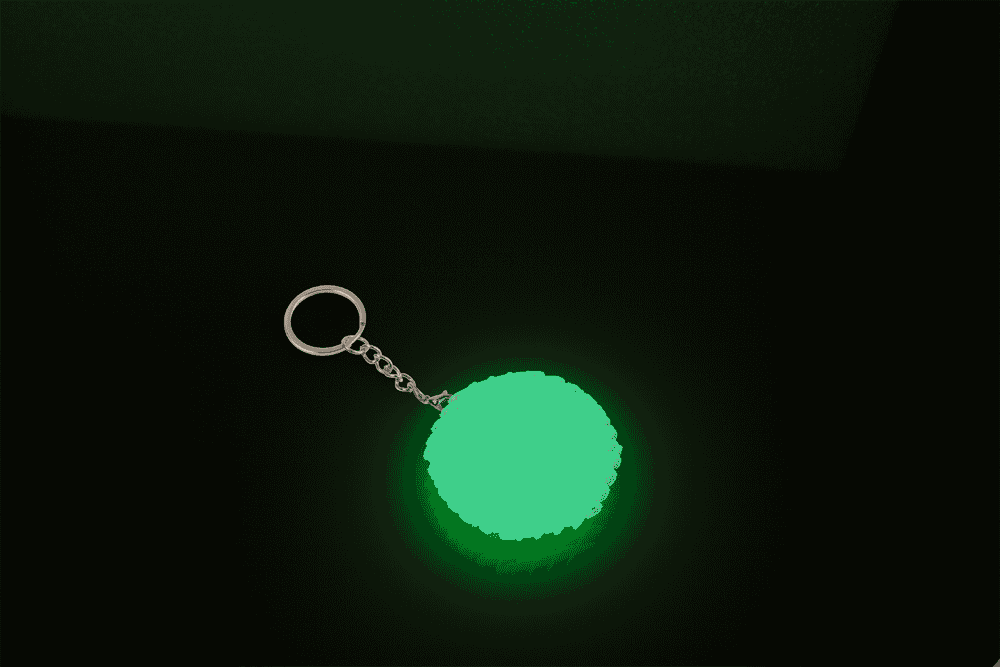 Metal keychain, Sensory Worm,