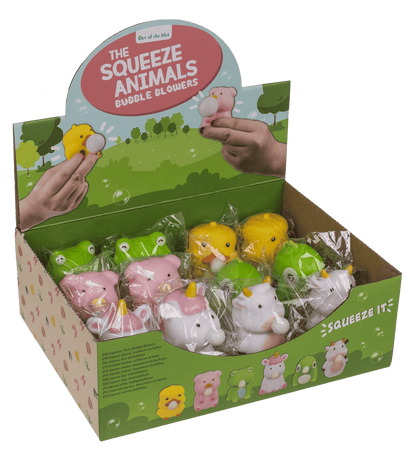 Squeeze Animals, Bubble Blowers,