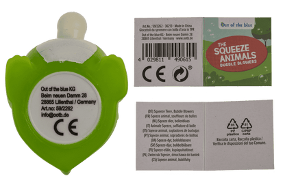 Squeeze Animals, Bubble Blowers,