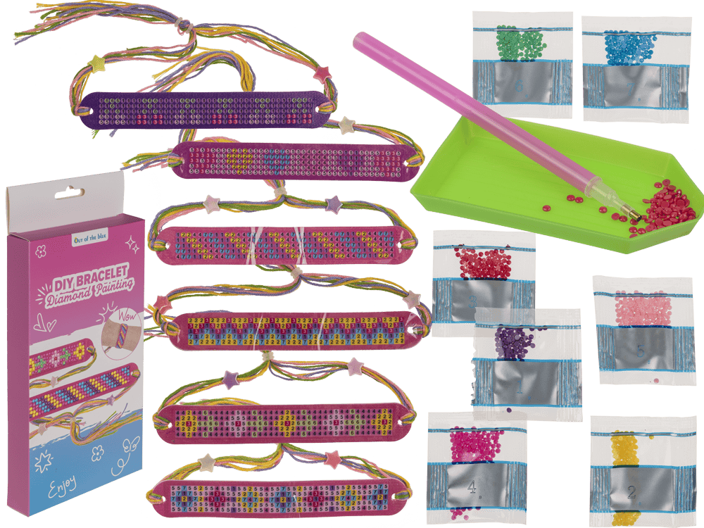 DIY Bracelet, Diamond Painting,