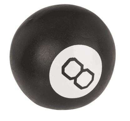 Decision Making Squeeze Ball, 8-Ball, 6,3 cm,