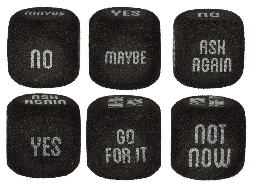 Decision Making Squeeze Ball, 8-Ball, 6,3 cm,