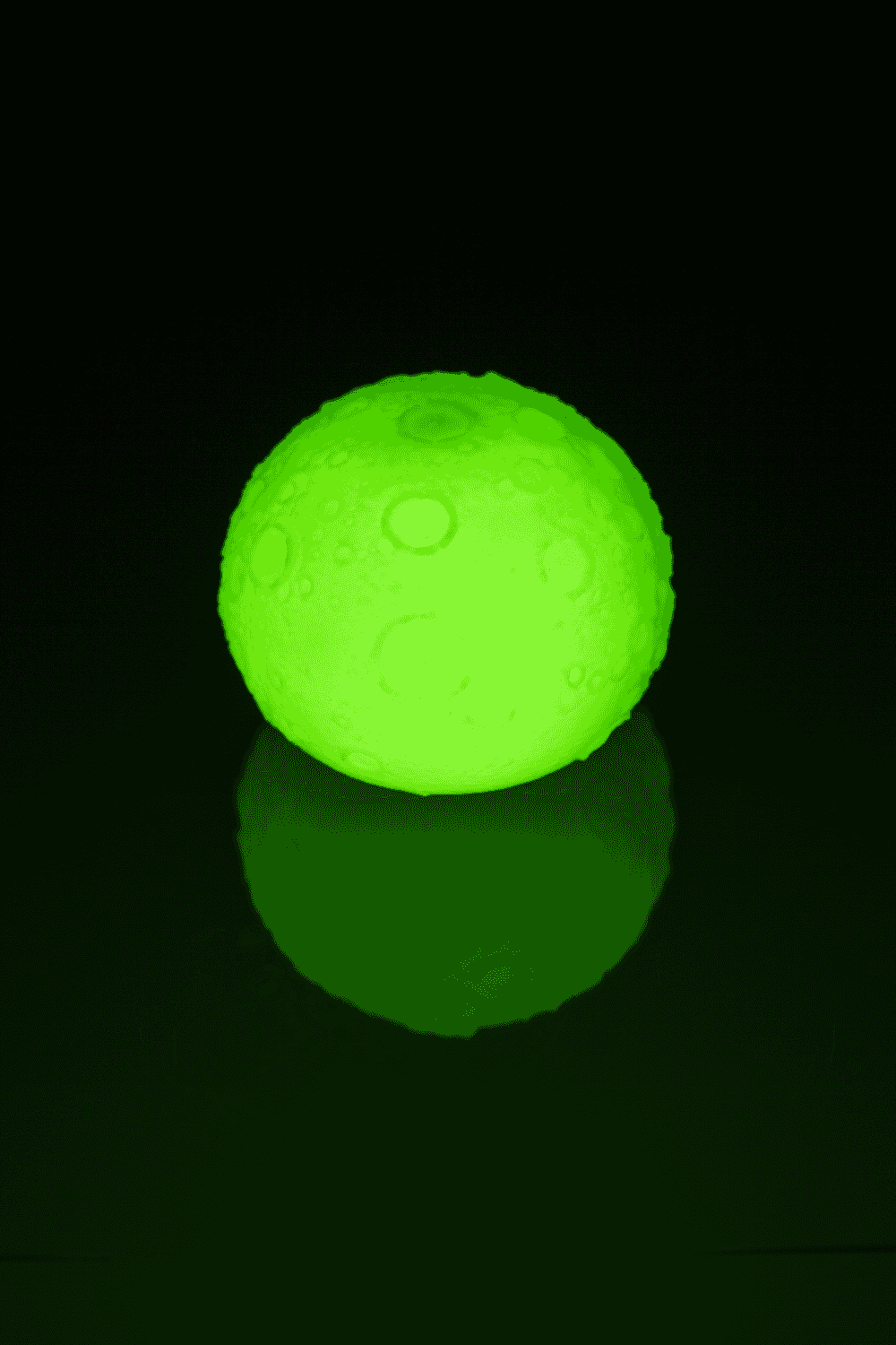 Anti stress ball, XL Moon, Glow in the Dark,