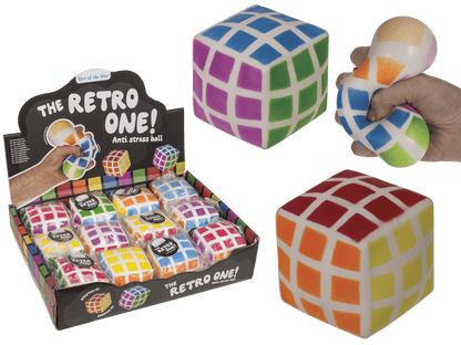Anti stress cube, Retro Puzzle, 6cm,