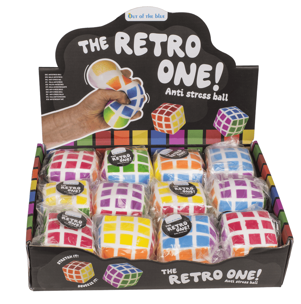 Anti stress cube, Retro Puzzle, 6cm,