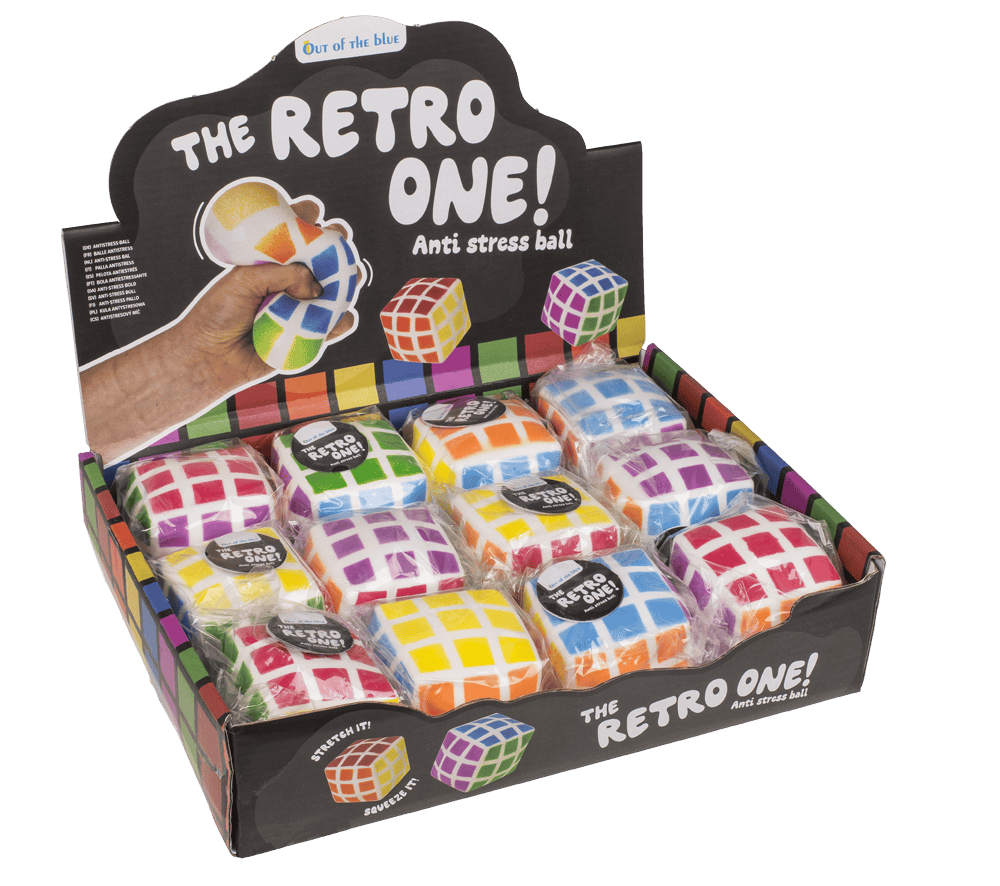 Anti stress cube, Retro Puzzle, 6cm,