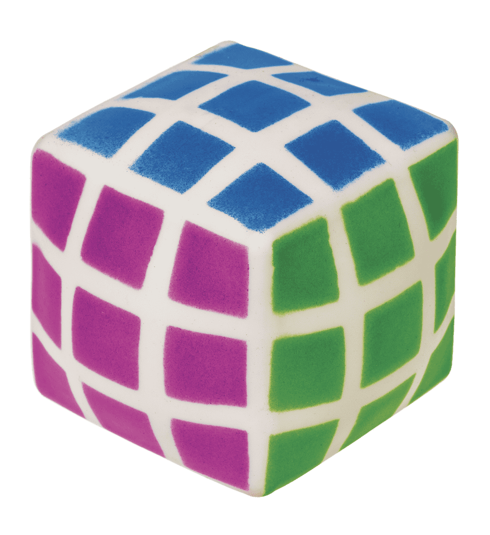 Anti stress cube, Retro Puzzle, 6cm,