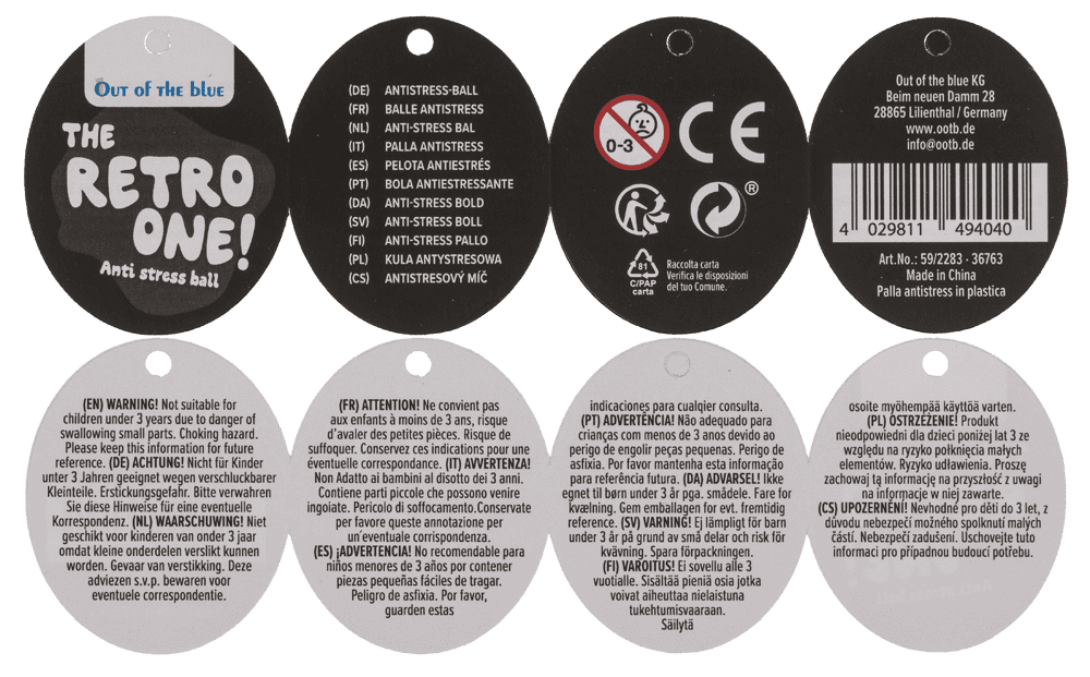 Anti stress cube, Retro Puzzle, 6cm,