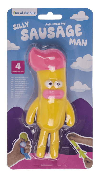 Anti stress toy, Silly Sausage Man,
