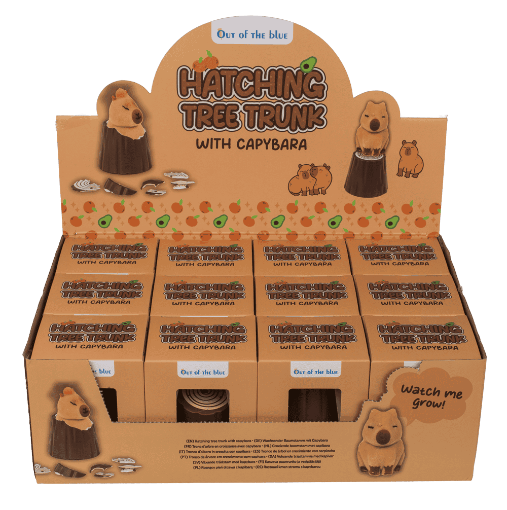 Hatching tree trunk, Capybara,