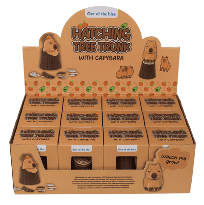 Hatching tree trunk, Capybara,