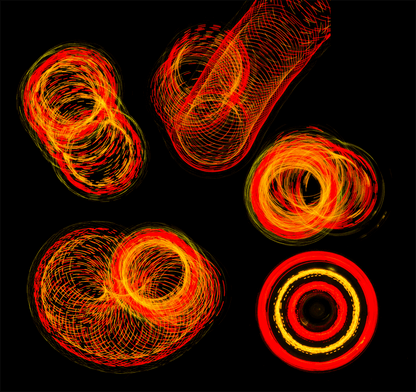 Spinning top, Colours II,