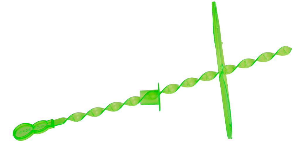 Twisty Pull-string Ufo, Neon, approx. 20,5 cm,