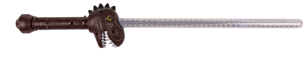 Wand with LED, Dinosaur, approx. 67 cm,