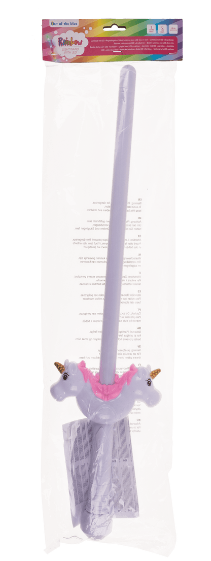 Wand with LED, Unicorn, approx. 67 cm,