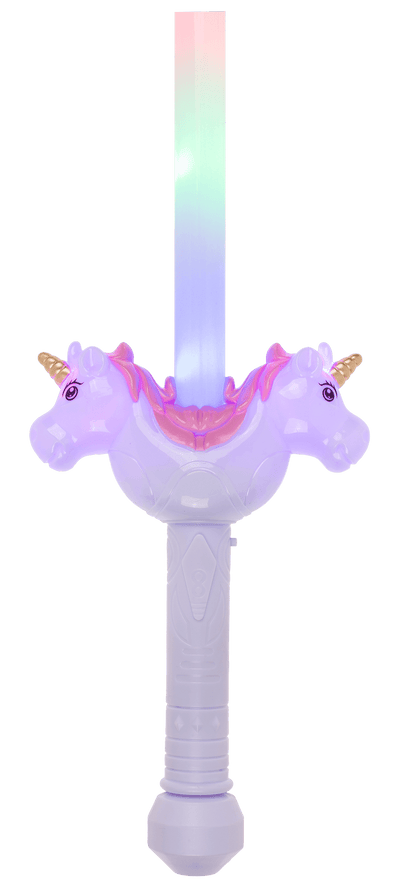 Wand with LED, Unicorn, approx. 67 cm,