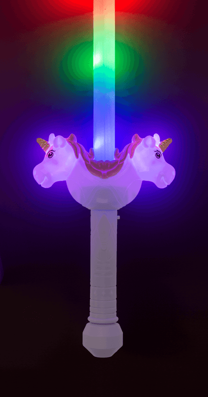 Wand with LED, Unicorn, approx. 67 cm,