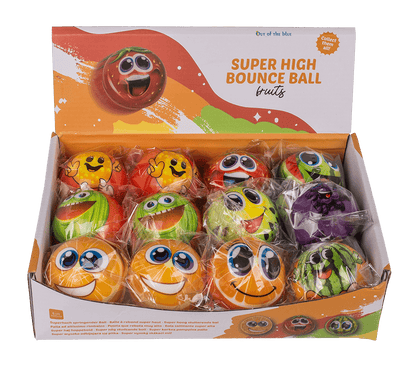 Super high bouncing ball, Fruits,