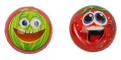 Super high bouncing ball, Fruits,