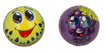 Super high bouncing ball, Fruits,