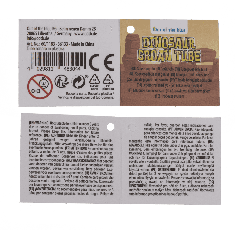 Groan Tube, Dinosaur,
