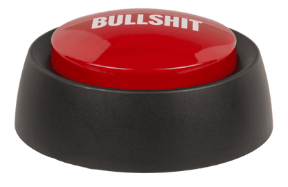 Bullshit Button, 9 cm, mit 6 sounds,