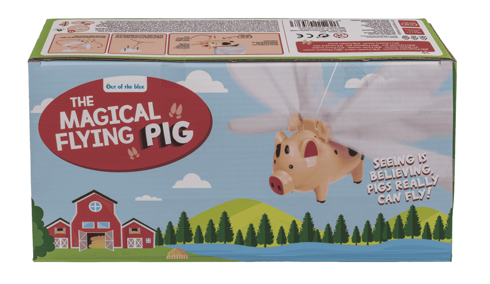 Flying Pig, 28,5 x 7 x 20 cm,