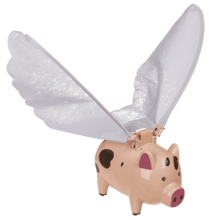 Flying Pig, 28,5 x 7 x 20 cm,