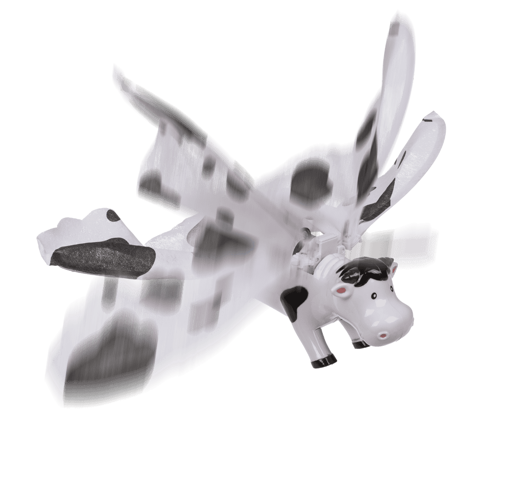 Flying Cow, 28,5 x 7 x 20 cm,