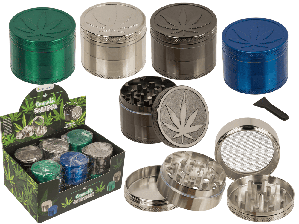 Metal cannabis grinder, 5 x 3,8 cm,