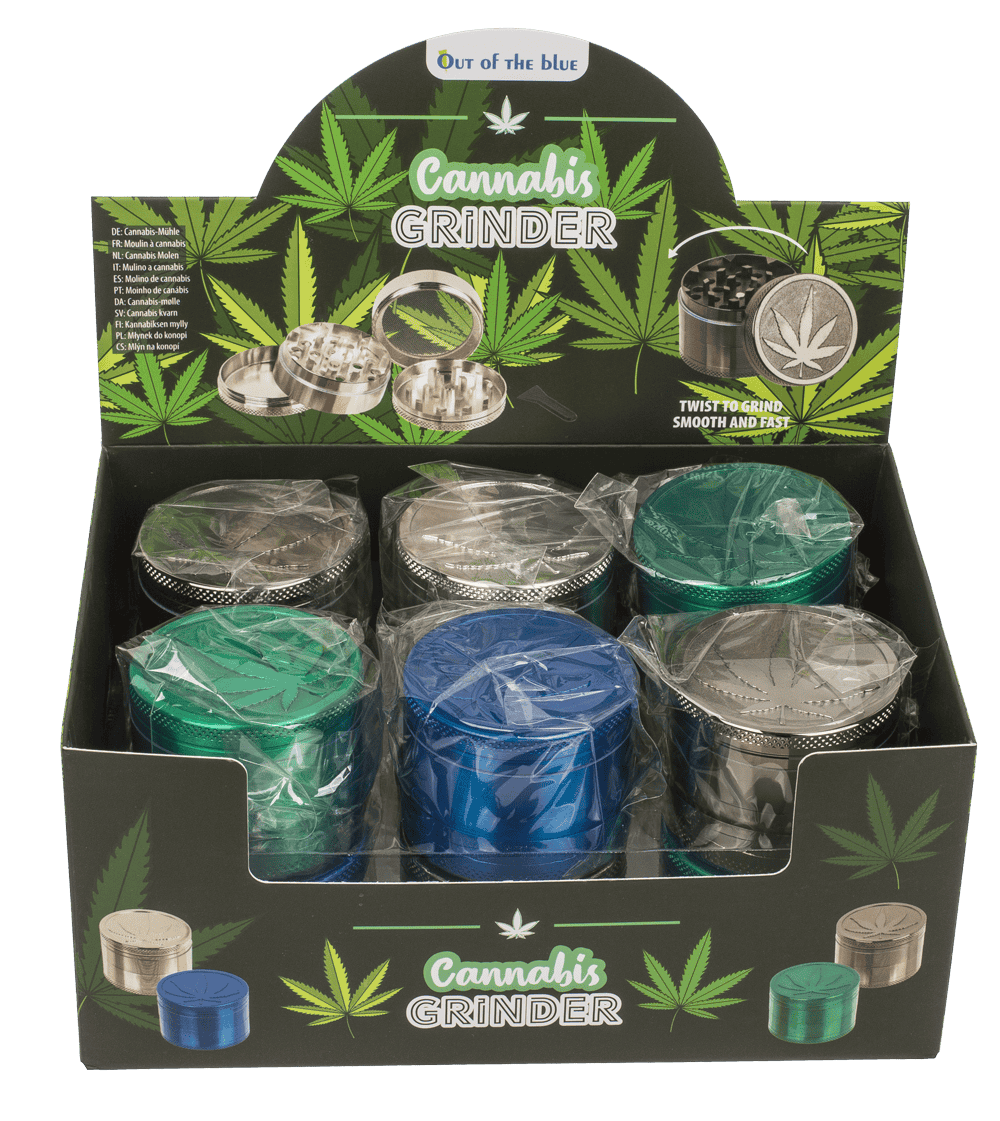 Metal cannabis grinder, 5 x 3,8 cm,