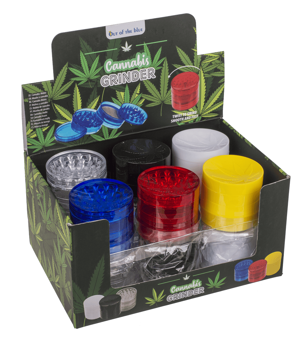 Cannabis Grinder, 4 parts, 5 x 4,5 cm,