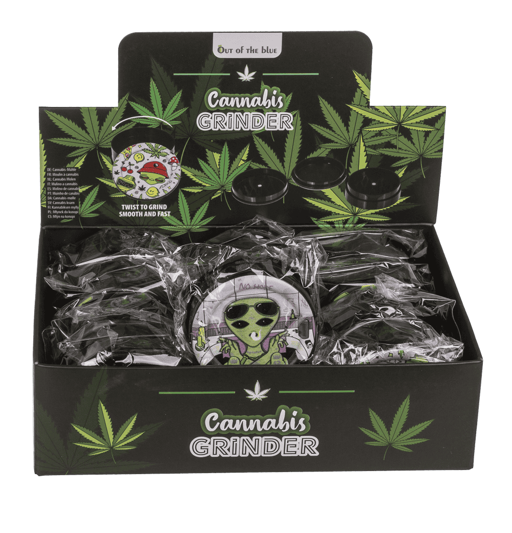 Cannabis Grinder, 3 parts, 6,3 x 3 cm,