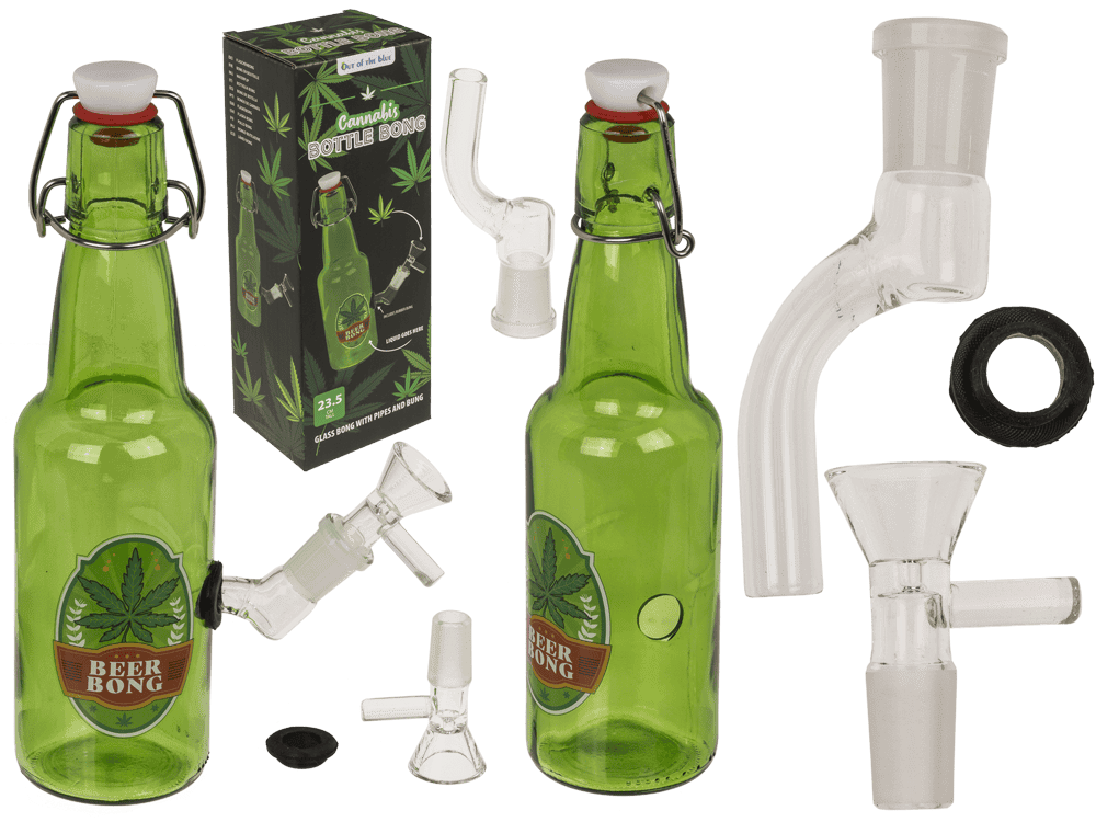 Glass Bong, Bottle, 23,5 cm,