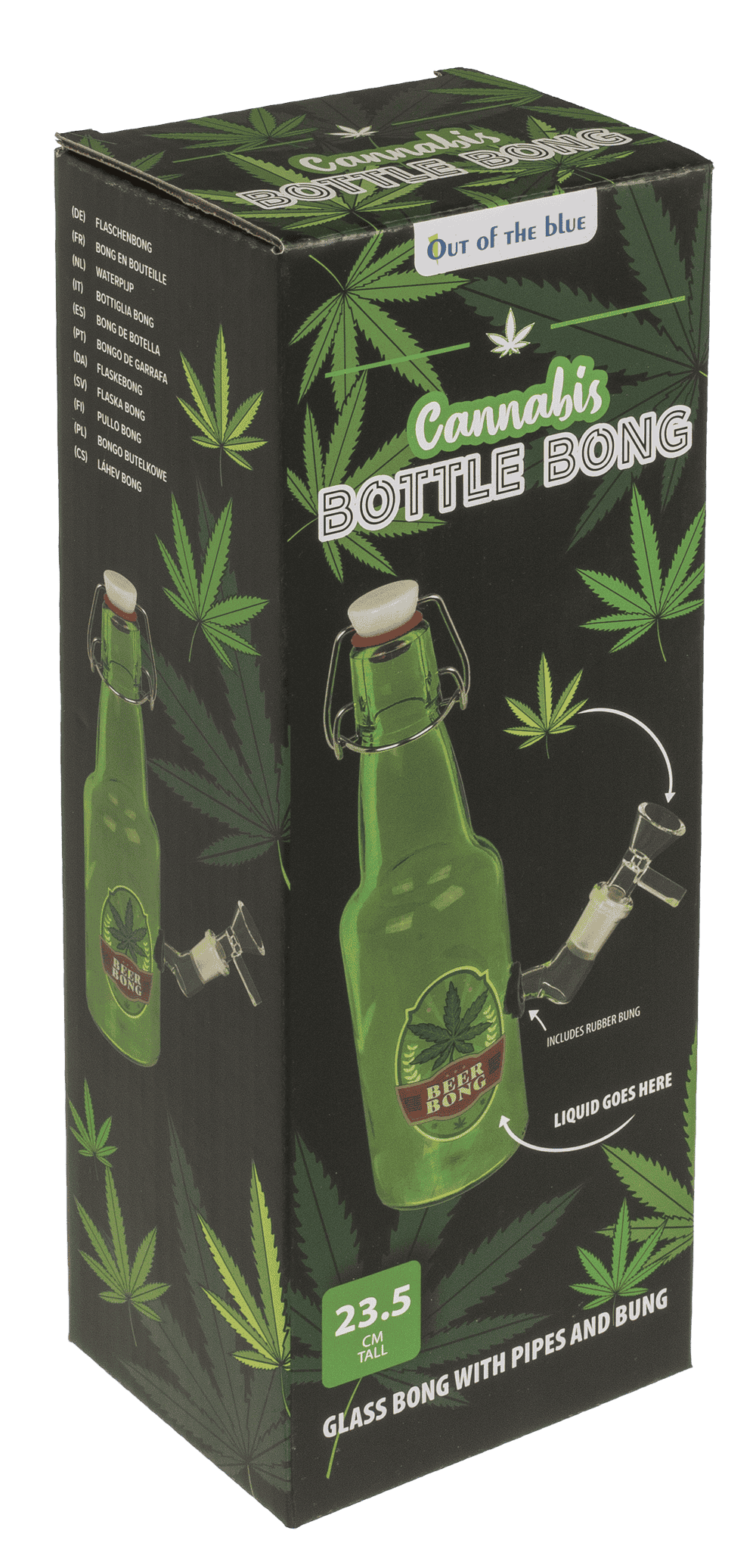 Glass Bong, Bottle, 23,5 cm,