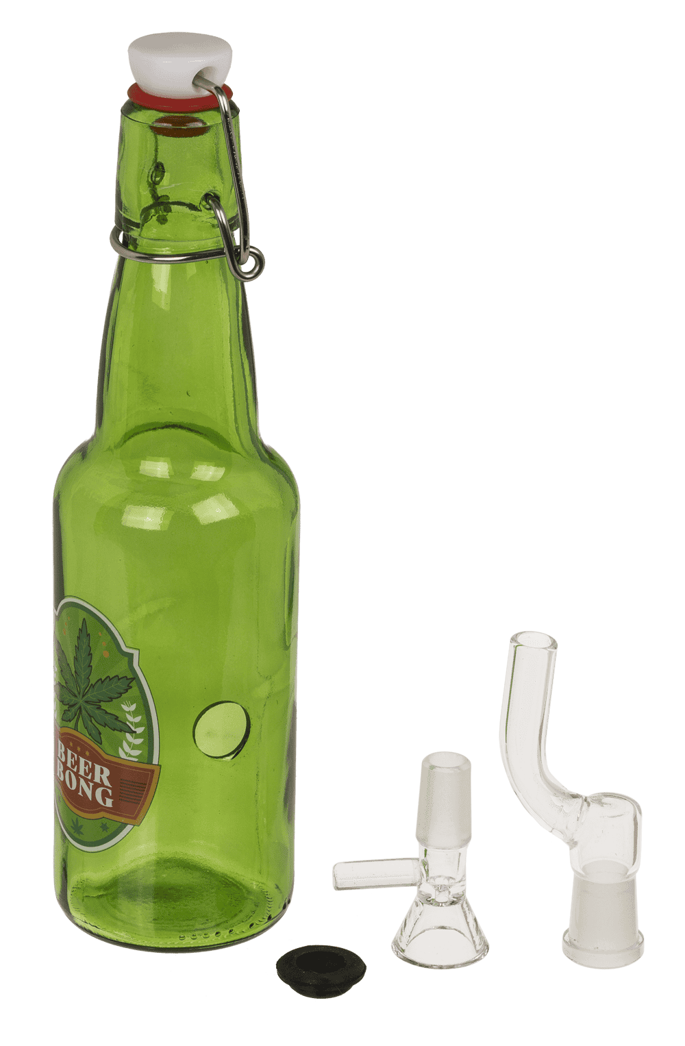 Glass Bong, Bottle, 23,5 cm,