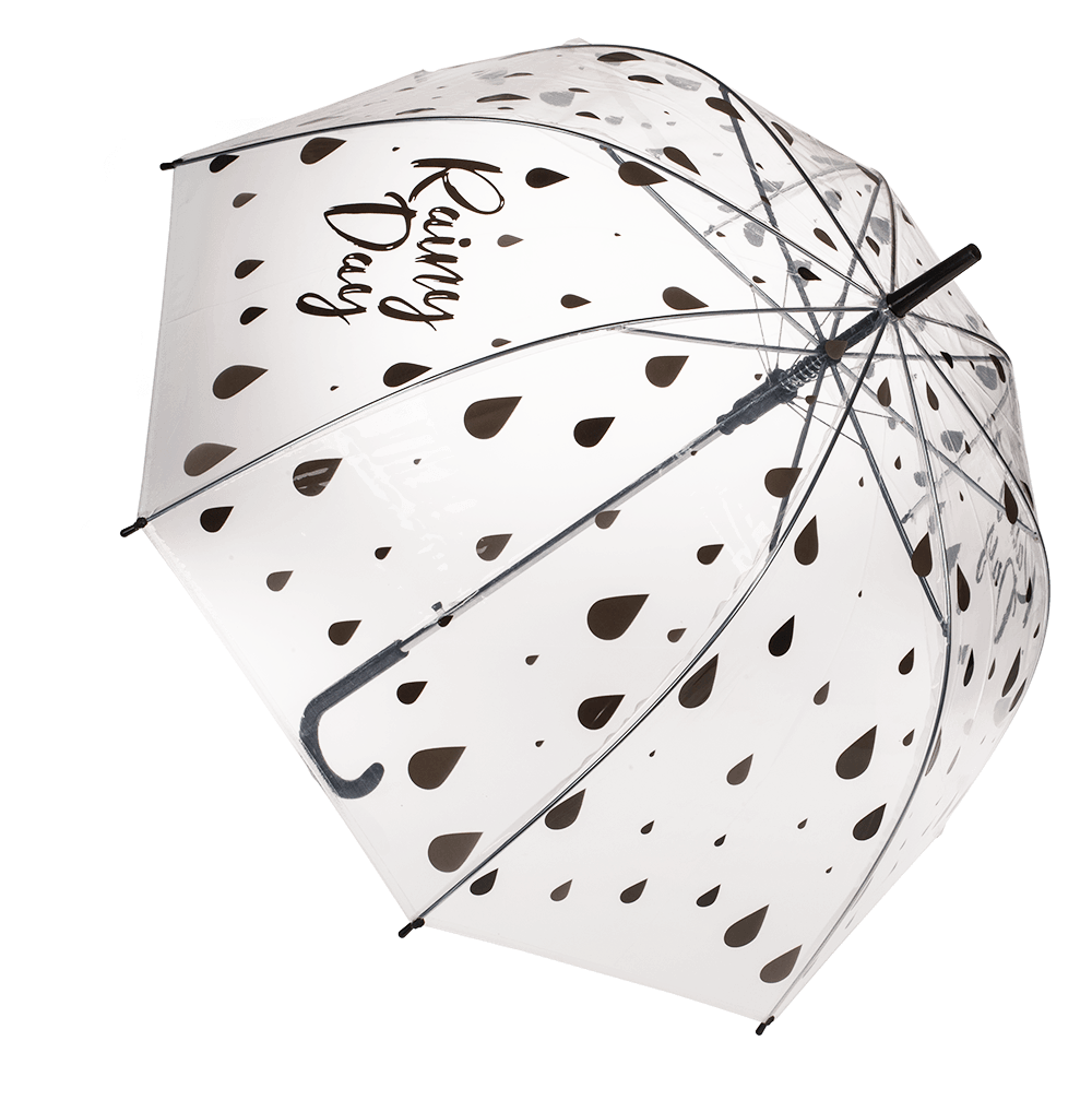 Dome umbrella, 4 assorted,