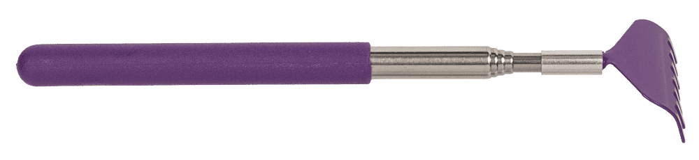 Extendable metal back scratcher,